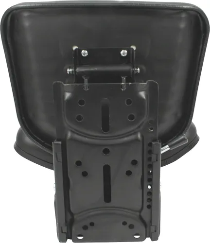 Vista 6 de A & I Asiento de tractor de suspensión con respaldo trapezoidal, color negro, número de modelo T333BL