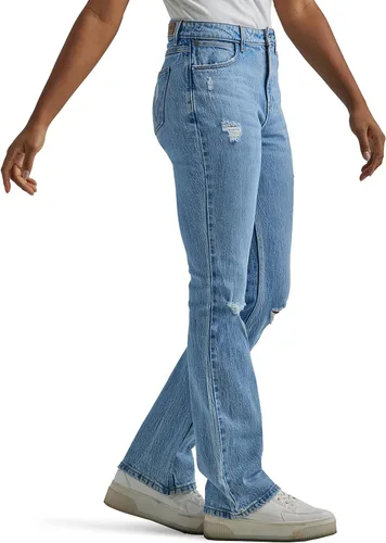 Vista 2 de Wrangler Jeans de bota de tiro alto para mujer