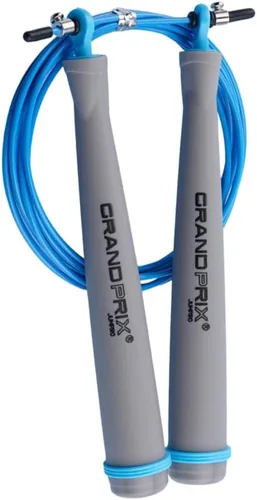 Vista 15 de Cuerda de saltar para hombres y mujeres (serie Grand Prix Ultra Speed) – Cuerda de alambre ajustable para CrossFit, boxeo y entrenamiento de fitness