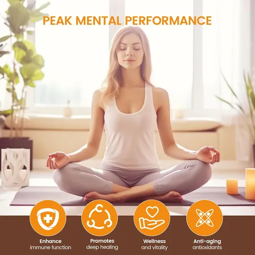 Vista 6 de maxmedix Gomitas de hongos - Suplemento de hongos 10 veces con Ashwagandha y melena de león, refuerzo del cerebro, apoyo inmunológico, energía