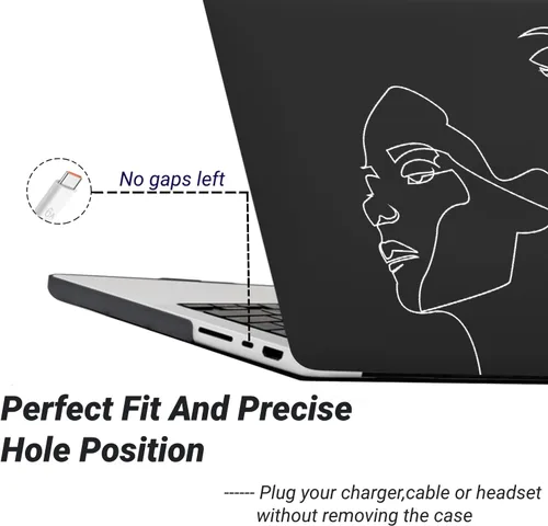 Vista 3 de Funda rígida compatible con MacBook Pro de 13 pulgadas 2012 2011 2010 2009 2008 versión A1278 con CD-ROM, funda de plástico para laptop cubierta