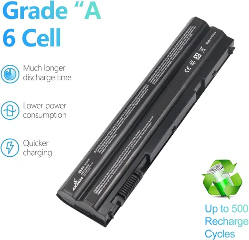 Vista 5 de Batería N3X1D de 11.1 V 65 Wh, compatible con Dell Latitude E6540 E6440 E5530 E5430 E6520 E6420 Precision M2800 Series 6cell Notebook 8858X T54FJ