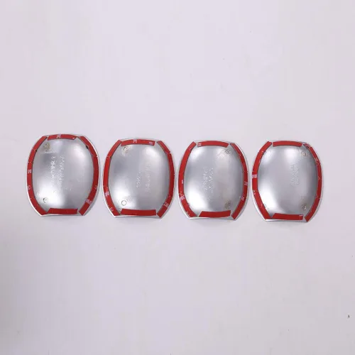 Vista 7 de YIWANG ABS cromo manija de puerta insertos taza ajuste 4 unids ajuste para Land Rover Discovery 5 2017 2018 2019 Auto Accesorios (polaco)