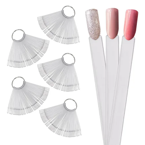 Vista 11 de Beauticom - Palillos transparentes para uñas (cantidad: 100 piezas)