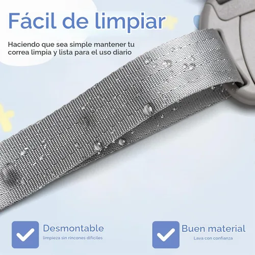 Vista 4 de Correas de repuesto para silla alta compatibles con Graco – Correas de arnés de 5 puntos para silla alta, correas de longitud ajustable para silla