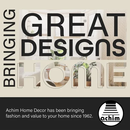Vista 6 de Achim Home Furnishings - Cenefa en degradé estilo cascada, color chocolate