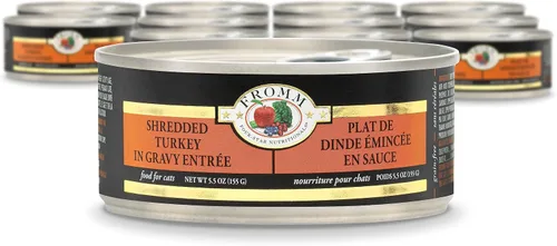 Vista 28 de Fromm Four-Star Nutritionals - Comida húmeda de primera calidad en paté de carne y venado para gatos, receta de carne de res, caja de (12) latas