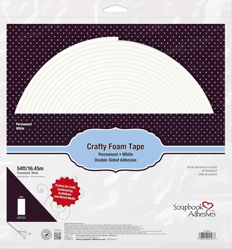 Vista 6 de Scrapbook ADHESIVES by 3L Crafty - Cinta de espuma de 108 pies, color negro