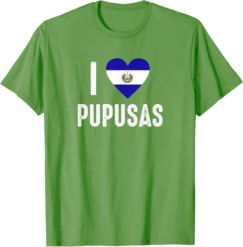 Vista 16 de Camiseta I Love Pupusa from El Salvador