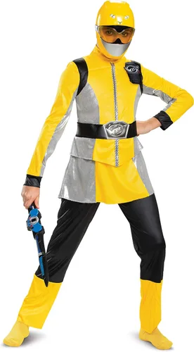 Vista 3 de Disguise - Disfraz infantil de bestia de Ranger amarillo