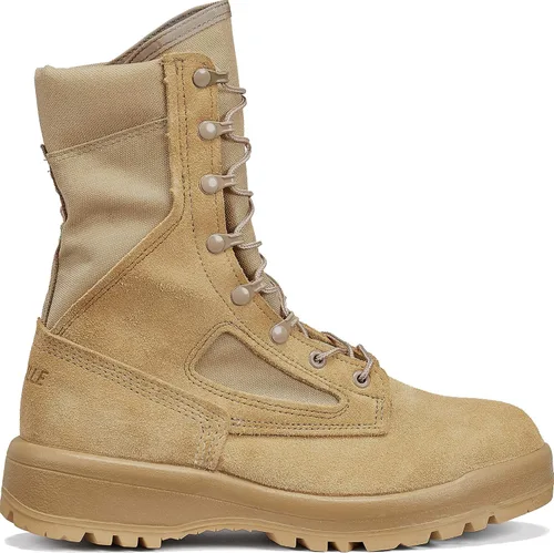 Vista 2 de Belleville 390DES - Botas de combate para clima caliente, color marrón tostado, fabricado en Estados Unidos