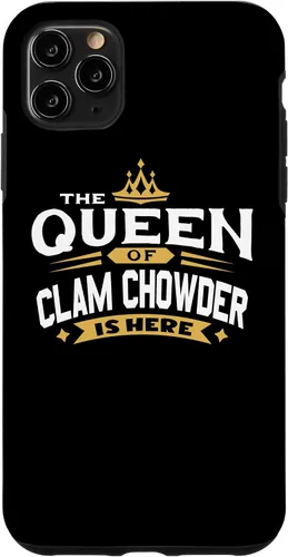 Vista 4 de iPhone 12 mini The Queen Of Clam Chowder Is Here Case