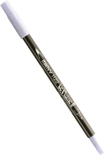 Vista 53 de Uchida 1122-C-3 Marvy Extra Fine Tip Le Plume II Rotulador de doble punta, azul