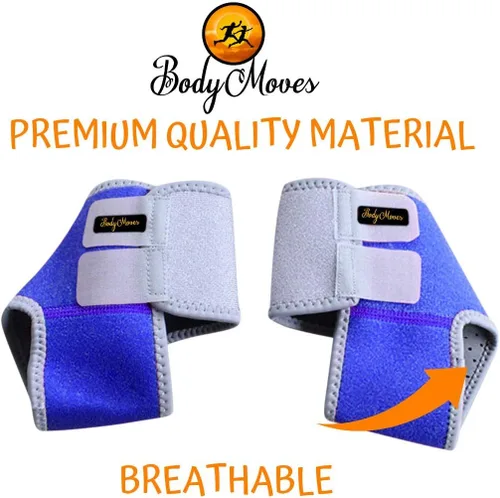 Vista 4 de BodyMoves Tobillera para niños Plus bolsa de hielo frío y caliente (azul activo, pequeño para niños pequeños (EE.UU. 12-3))