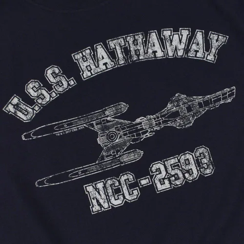 Vista 5 de Popfunk Camiseta y calcomanías clásicas de Star Trek USS Enterprise