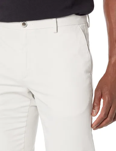 Vista 3 de Tienda Essentials Mens Slim-Fit Wrinkle-Resistant Flat-Front Chino Pant