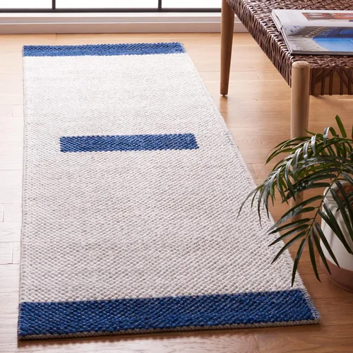 Vista 32 de SAFAVIEH Natura Collection - Alfombra de pasillo, 2 pies 3 pulgadas x 8 pies, negro y marfil, tejido plano hecho a mano de lana moderna a rayas