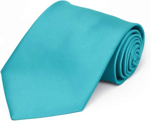 Vista 53 de tiemart Corbata de color sólido prémium Negro