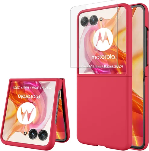 Vista 10 de Miimall Funda delgada para Galaxy Flip 7 con protector de pantalla integrado, grado militar, a prueba de golpes, a prueba de caídas, delgada