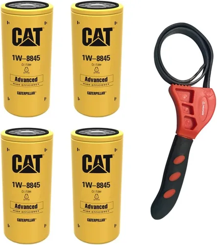 Vista 3 de Caterpillar 1W-8845 - Filtro de aceite de motor avanzado de alta eficiencia con llave de correa IHD (1)