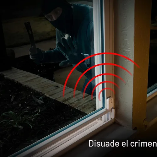 Vista 6 de UltraPro - Alarma de seguridad personal para ventanas y puertas, paquete de 2, timbre inalámbrico