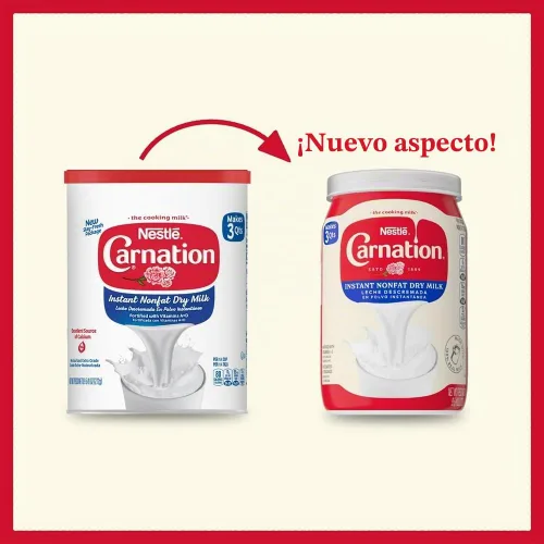 Vista 3 de Carnation Leche seca instantánea sin grasa, 6 unidades, 9.63 onzas