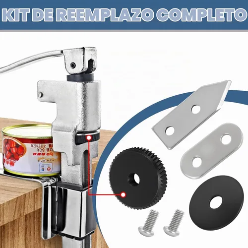 Vista 5 de Kit de cuchillas y engranajes KT1100 compatible con el abrelatas comercial