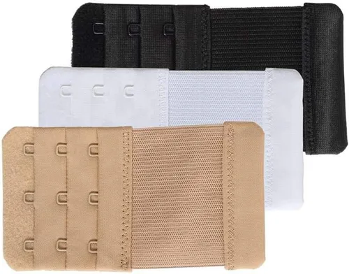 Vista 5 de SAMGU Extensores de brasier para mujer, 2 ganchos, 3 ganchos, 4 ganchos, 5 ganchos, 6 ganchos, correa de extensión de brasier elástica suave 2