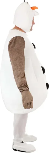Vista 6 de Disfraz de Frozen Olaf de Disney de talla grande, Blanco