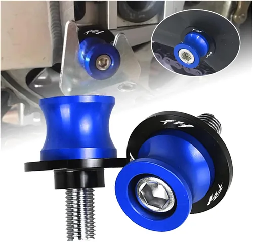 Vista 2 de Bobina de basculante de aluminio para motocicleta, tornillos deslizantes de soporte de 0.236 in para Yamaha FZ1 FZ 1 FZ-1 2006 2007 2008 2009 2010