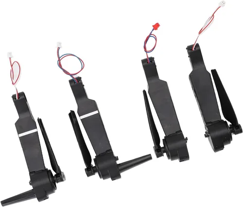 Vista 9 de RiToEasysports Piezas de drones, 4PCS Drone Motor Brazos con Hélices Drones de Plástico Marco Partes para E88 E99 E10 RC Cuadricóptero Plegable