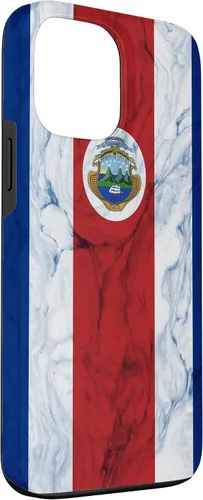 Vista 66 de Bandera de Costa Rica y fondo elegante - Funda del orgullo costarricense para iPhone 17