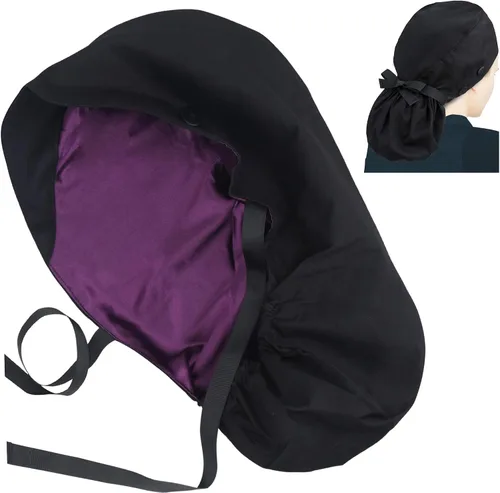 Vista 30 de Scrub Caps for Women Surgical Caps Nurse Hat Functional Ponytail Holder for Long Hair Single or Satin-Lined