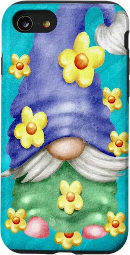 Vista 18 de Floral Spring Gnome for Garden Mom and Summer Cute Flower Case for iPhone 17