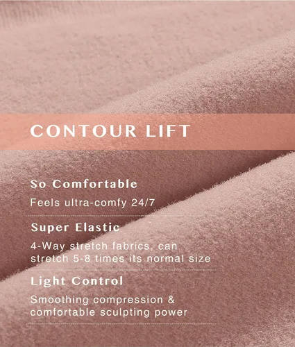 Vista 7 de Shapewear Bodysuit for Women Tummy Control Thong Body Shaper Backless Seamless Bodysuit