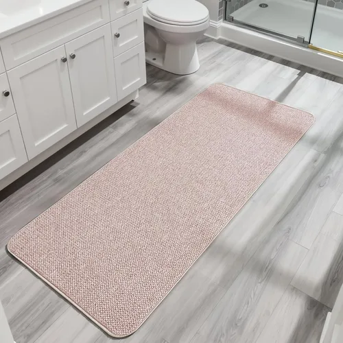 Vista 43 de Tapete de baño ultrafino, con base de goma, antideslizante, secado rápido, lavable a máquina, pelo bajo, absorbente, para ducha exterior, fregadero