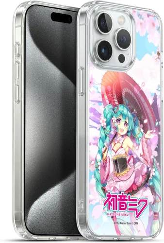 Vista 103 de Head Case Designs Licencia Oficial Hatsune Miku Gráficos Lindos Carcasa de Gel [Protección de Grado Militar] Compatible con Apple iPhone 7