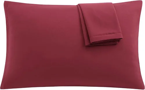 Vista 18 de uxcell Paquete de 2 fundas de almohada de microfibra suave serie 1800 con cremallera estándar (20 x 26 pulgadas), color dorado