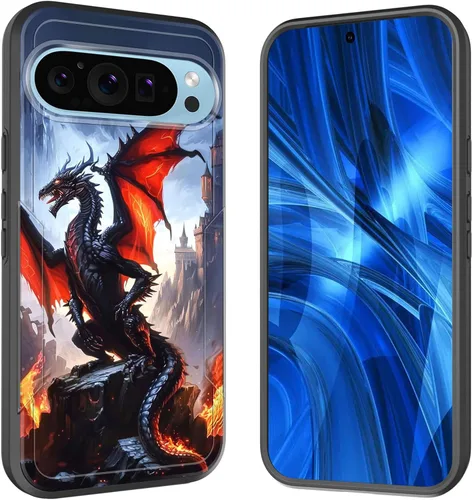 Vista 108 de Funda para Pixel 7A, [probada contra caídas de grado militar] Funda protectora resistente a prueba de golpes para Google Pixel 7A de 6.1 pulgadas
