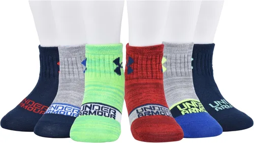 Vista 5 de Under Armour Boys' Multi Pack Quarter Sock