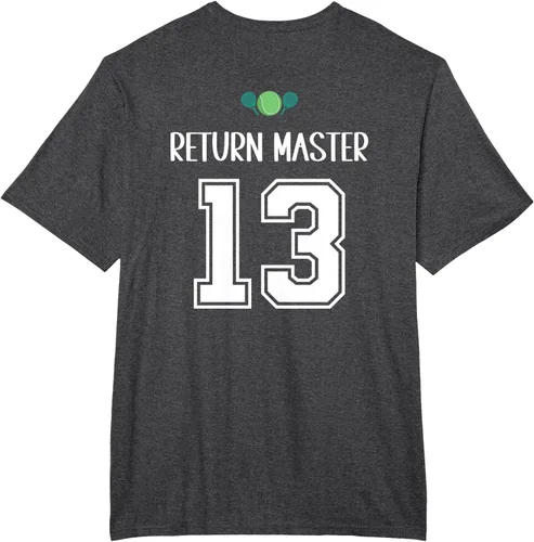 Vista 19 de Camiseta divertida del grupo de tenis de pádel para el equipo de pádel