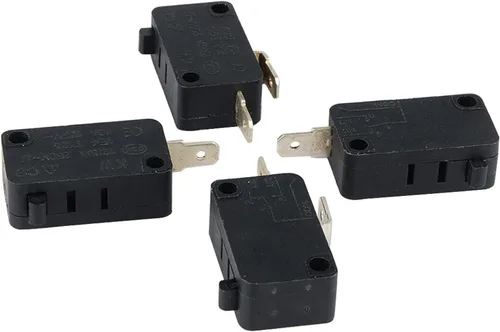 Vista 4 de 5 unids 15A 250V Micro interruptor de conexión única Mini interruptor de límite para puerta de horno microondas