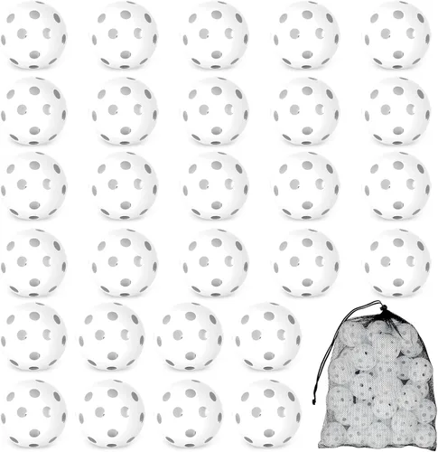 Vista 21 de Mototo 12/30/60 Pelotas de béisbol de práctica para golpear, pelotas de béisbol suaves de plástico de 2.8 pulgadas para práctica, pelota suave