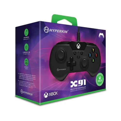 Vista 7 de Hyperkin X91 Wired Controller for Xbox Series X S Xbox One Windows 1011 - Officially Licensed By Xbox (Black)