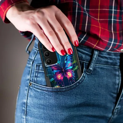 Vista 292 de Funda para Galaxy A14 5G, resistente de doble capa híbrida de policarbonato duro, goma suave, a prueba de golpes, funda protectora resistente