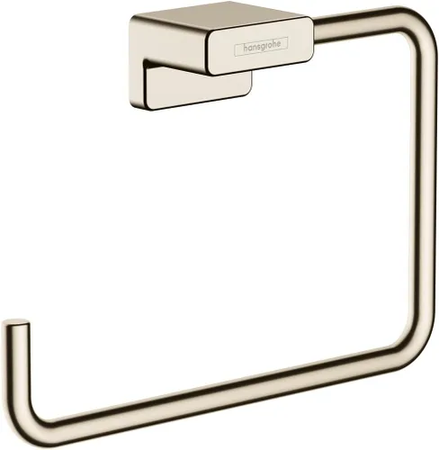 Vista 8 de hansgrohe AddStoris 41754340 - Toallero en cromo negro cepillado, accesorios de 5 pulgadas