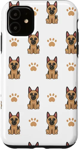 Vista 8 de Funda con diseño de pastor alemán para iPhone 16