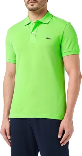Vista 8 de Lacoste Camisa polo de manga corta para hombre Slim Fit L12.12 azul (Argentine Blue)