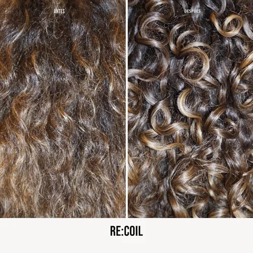 Vista 4 de AG Care Re:Coil Activador de Rizos Crema para Rizos con Aminoácidos de Queratina - Crema Ultra-Nutritiva para Cabello Rizado para Rizos Definidos