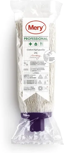 Vista 3 de Mery 0420.51 – Trapeador Algodón Crudo Profesional 8.82 oz, 9.8 in